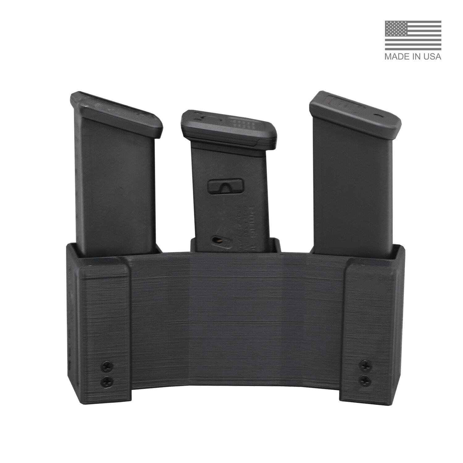 Triple Magazine Pouch (OWB) for Glock 19,17,22,23,27,34,35,26; 9mm and