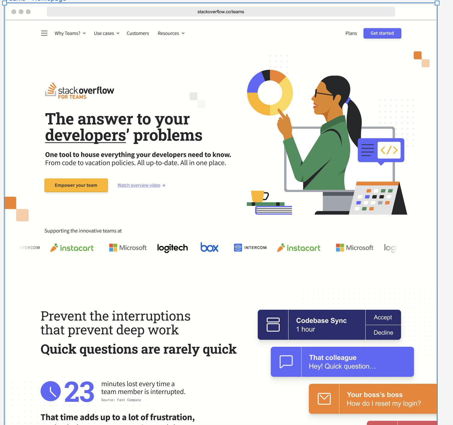 Stack Overflow home page redesign