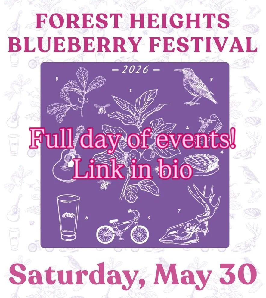 Join the Forest Heights community in Athens for this year&rsquo;s Blueberry Festival on Saturday, May 30! 

Full day&rsquo;s schedule at the link in bio.
#forestheights #regenerators #blueberries