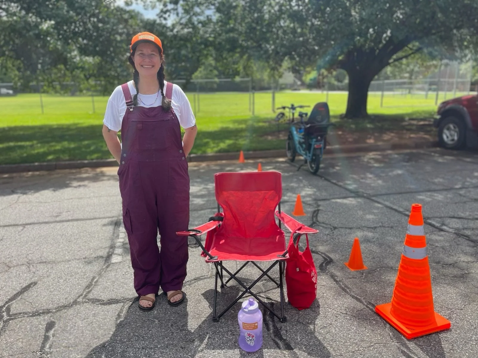  Pop-Up Park volunteer (image by Charlie Crawford) 