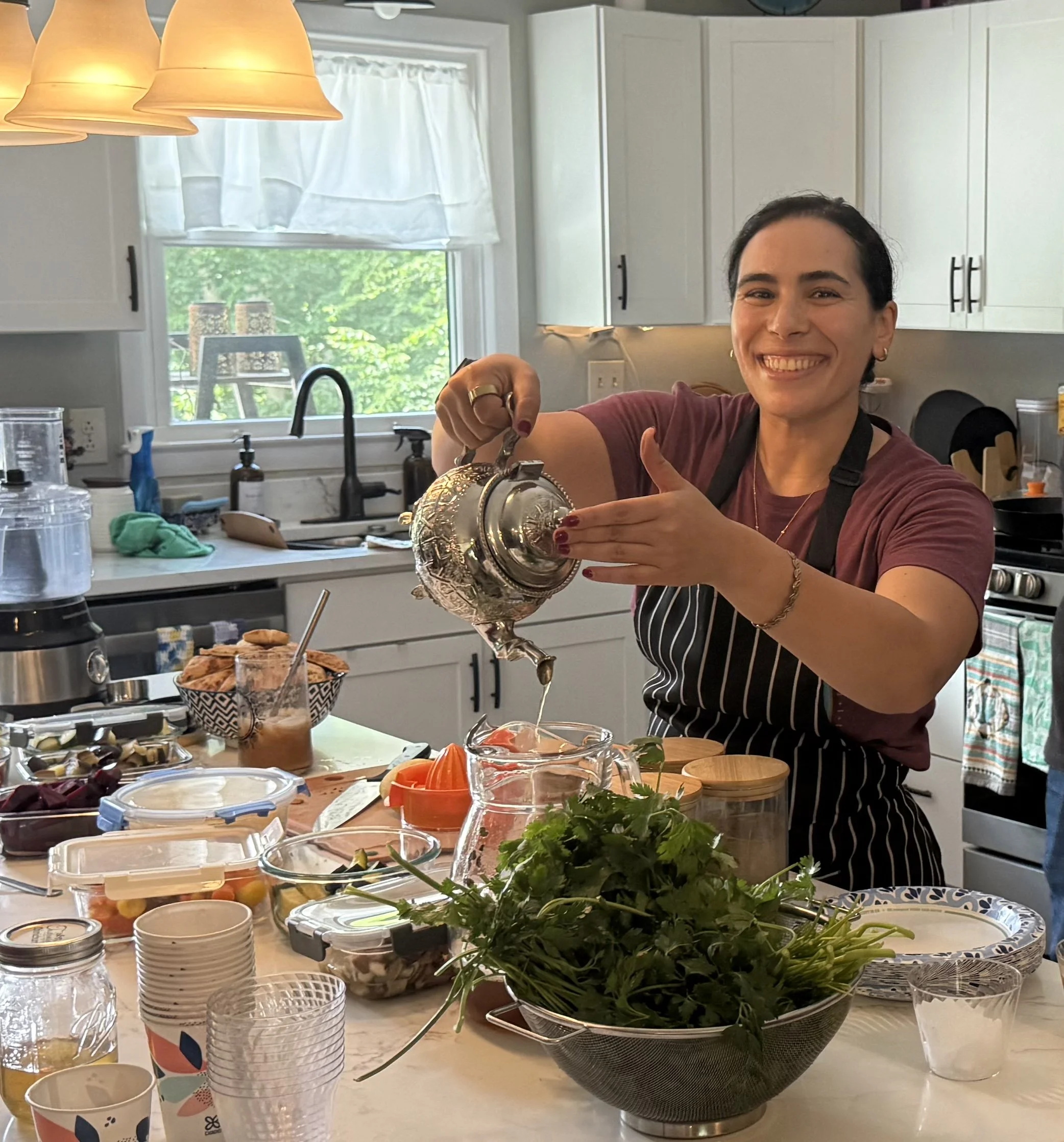  Moroccan cooking demonstration (image by Gina Fisher) 