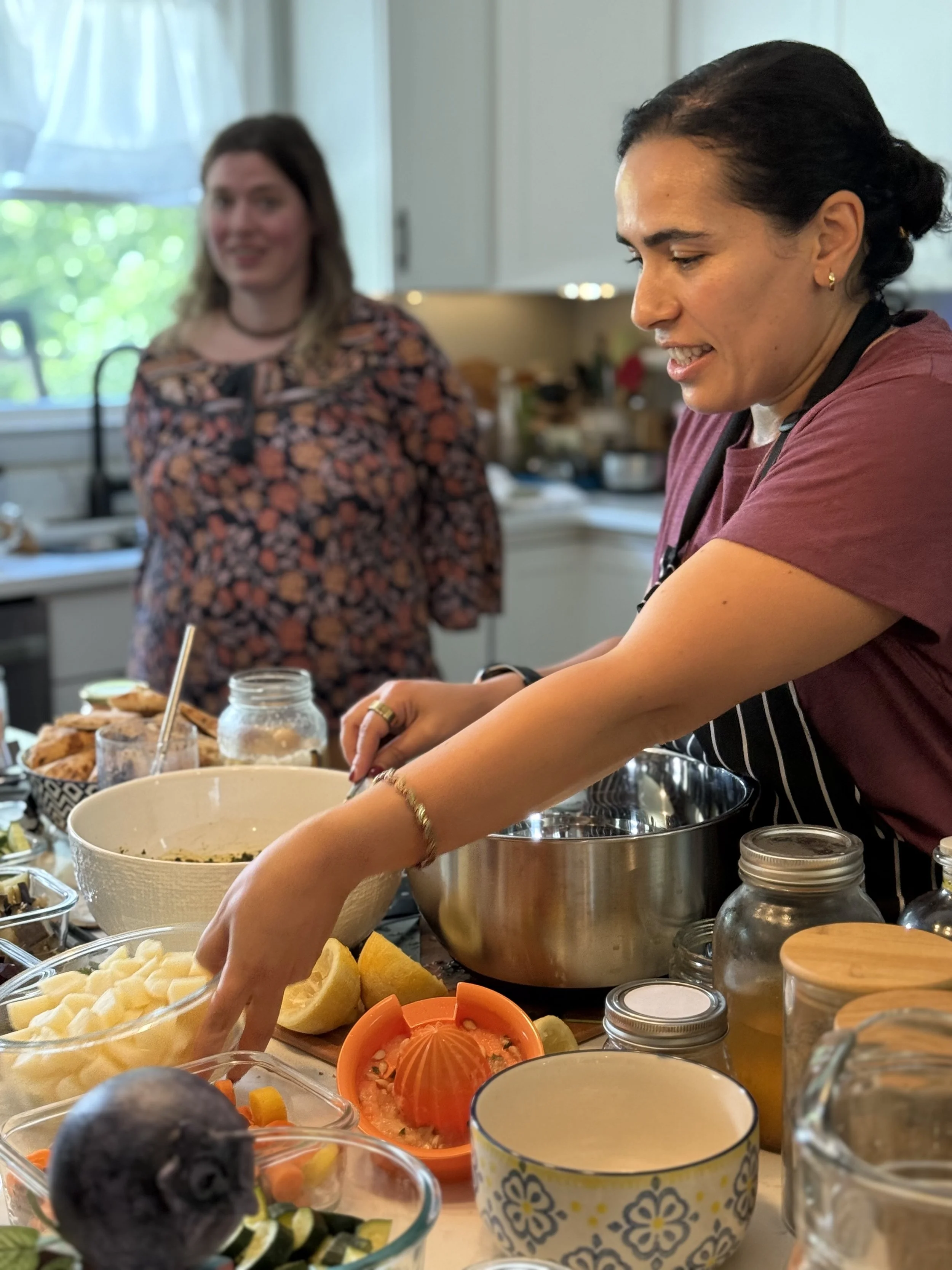  Moroccan cooking demonstration (image by Gina Fisher) 