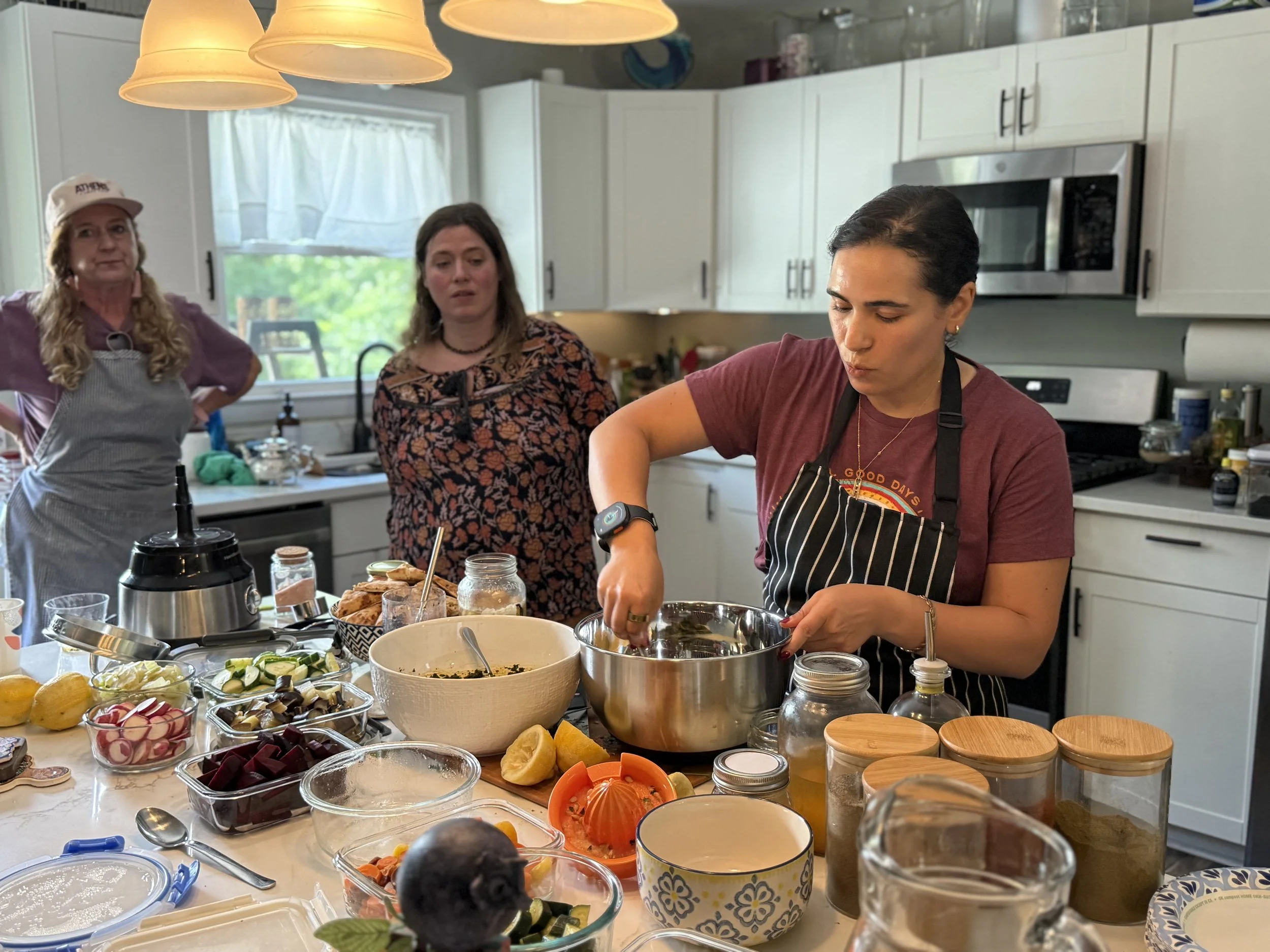  Moroccan cooking demonstration (image by Gina Fisher) 