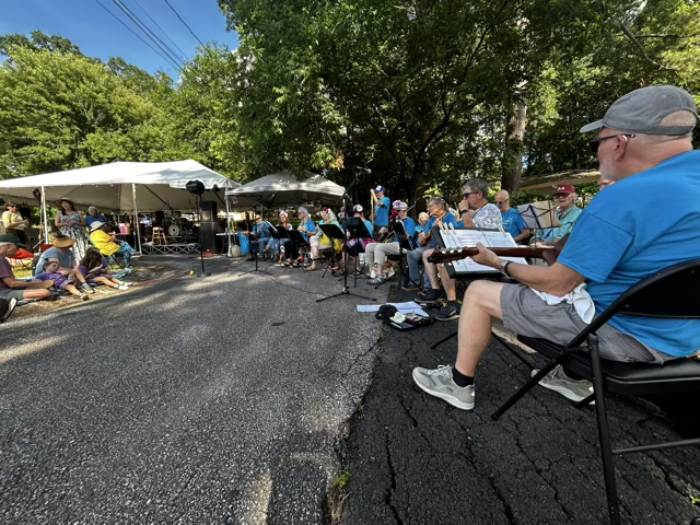  Oldies but Goodies Ukulele band kicks off The Blueberry Jam 