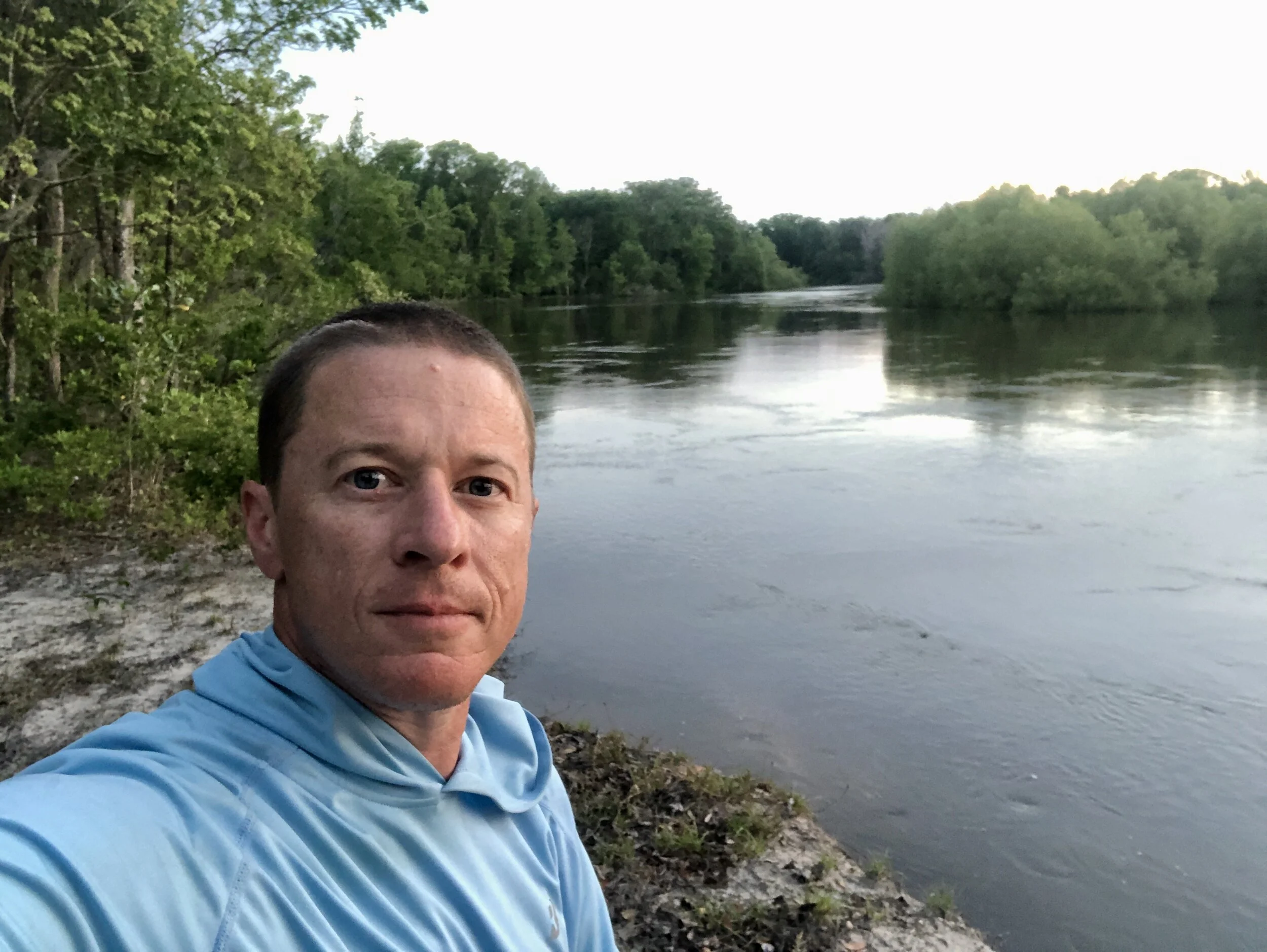 After-dinner selfie, then an early bedtime.