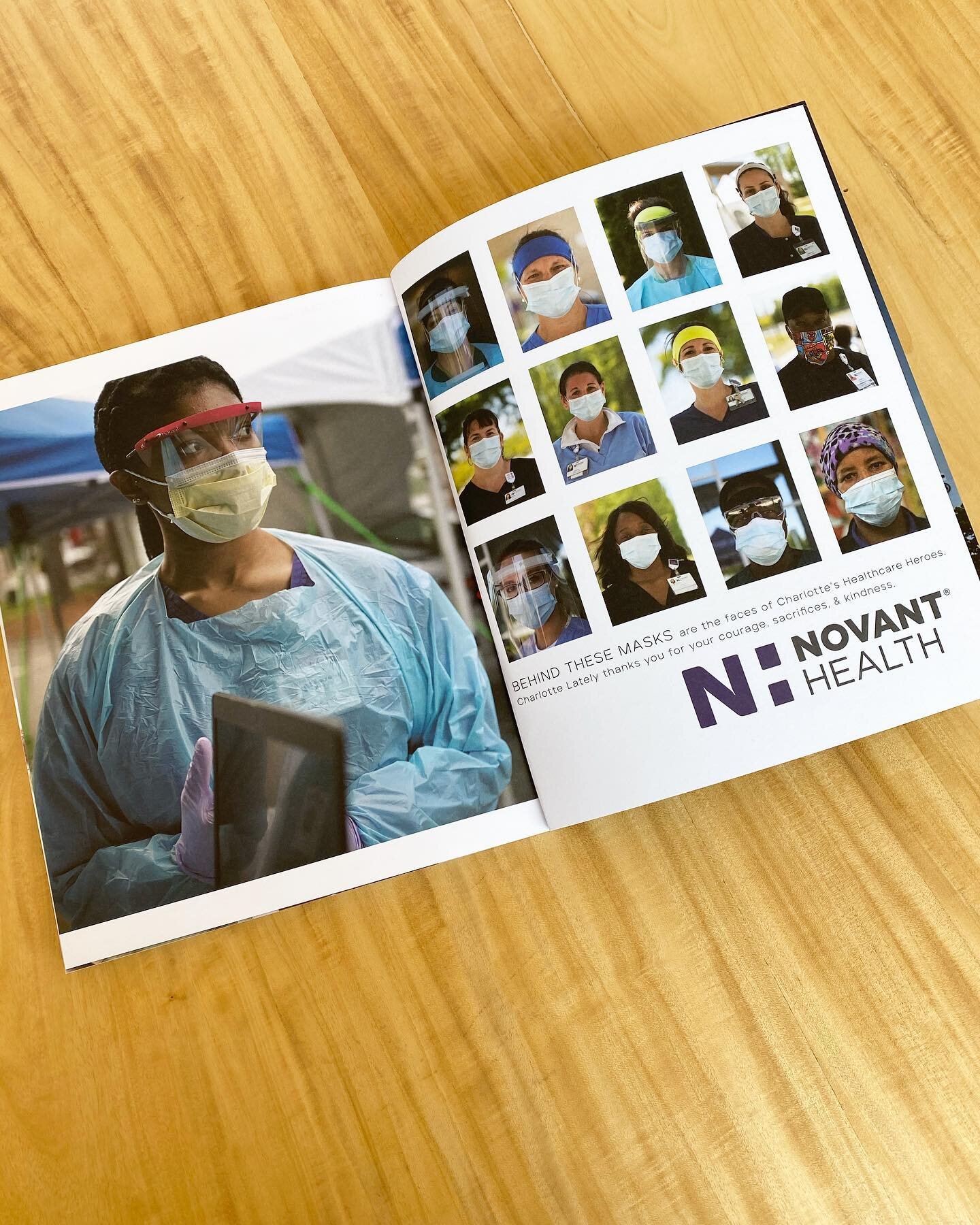 Issue No. 3 Spotlight: @novanthealth  On this Labor Day we want to thank our Healthcare Heroes 💜