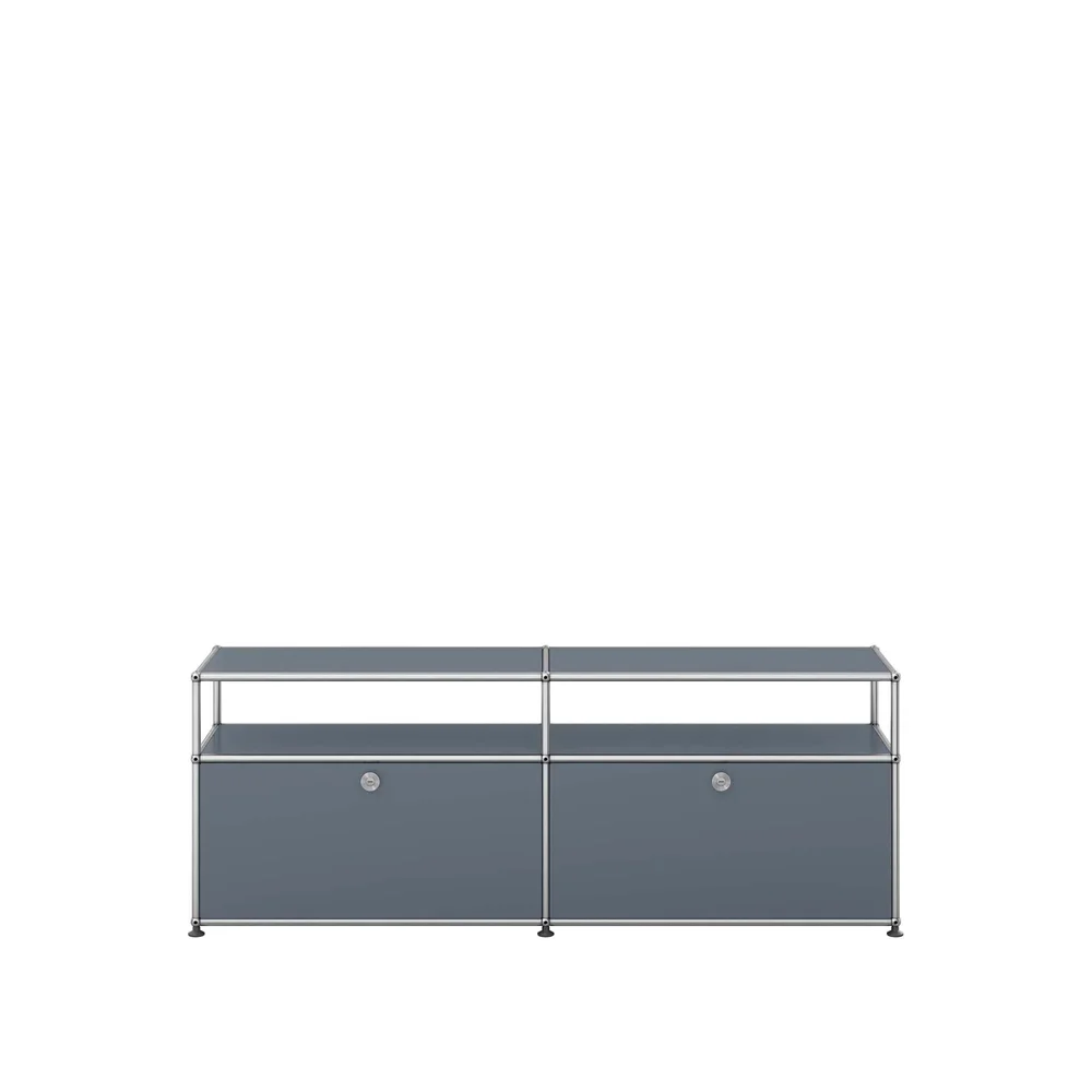 USM Haller l Box 750×350×175 色：Lグレー USM Haller Office Credenza With Storage (DF) – USM Modular Furniture