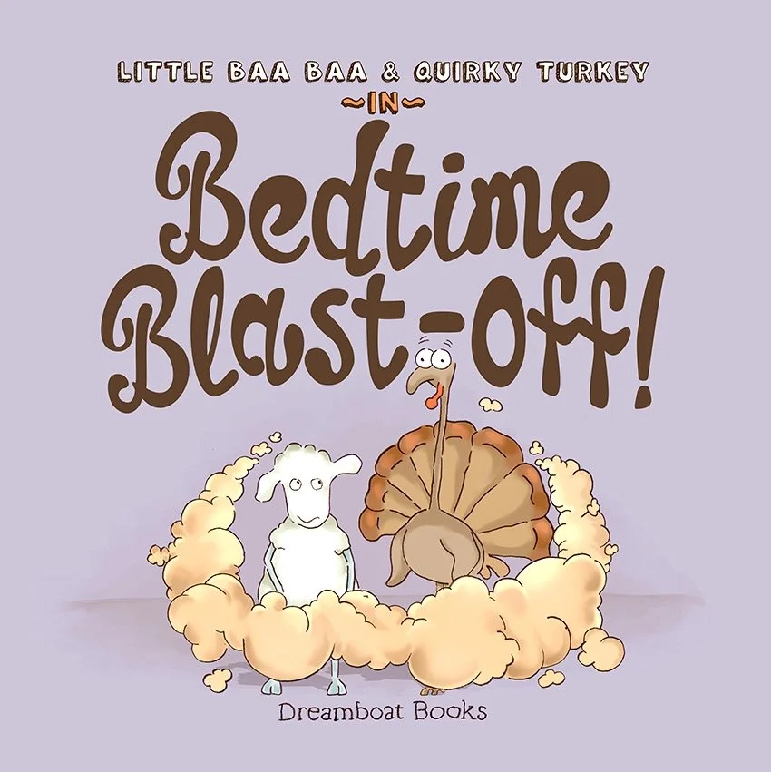 Bedtime Blast-off - third book in the award-winning Baa Baa Smart Sheep series by Mark Sommerset