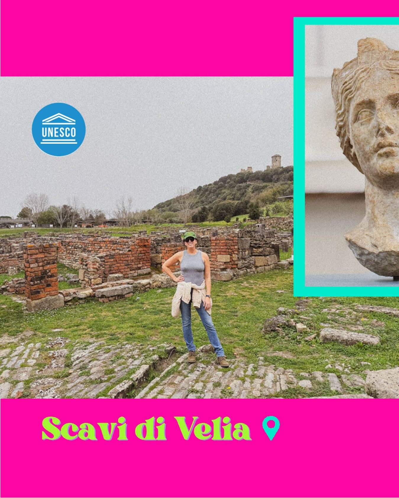 SCAVI DI VELIA (Parco Archeologico di Velia) was designated a UNESCO heritage site in 1998. Here you can see well-preserved ruins that reflect the cultural exchange between Greek and Roman civilizations.

Italy has 59 UNESCO sites and my goal during 
