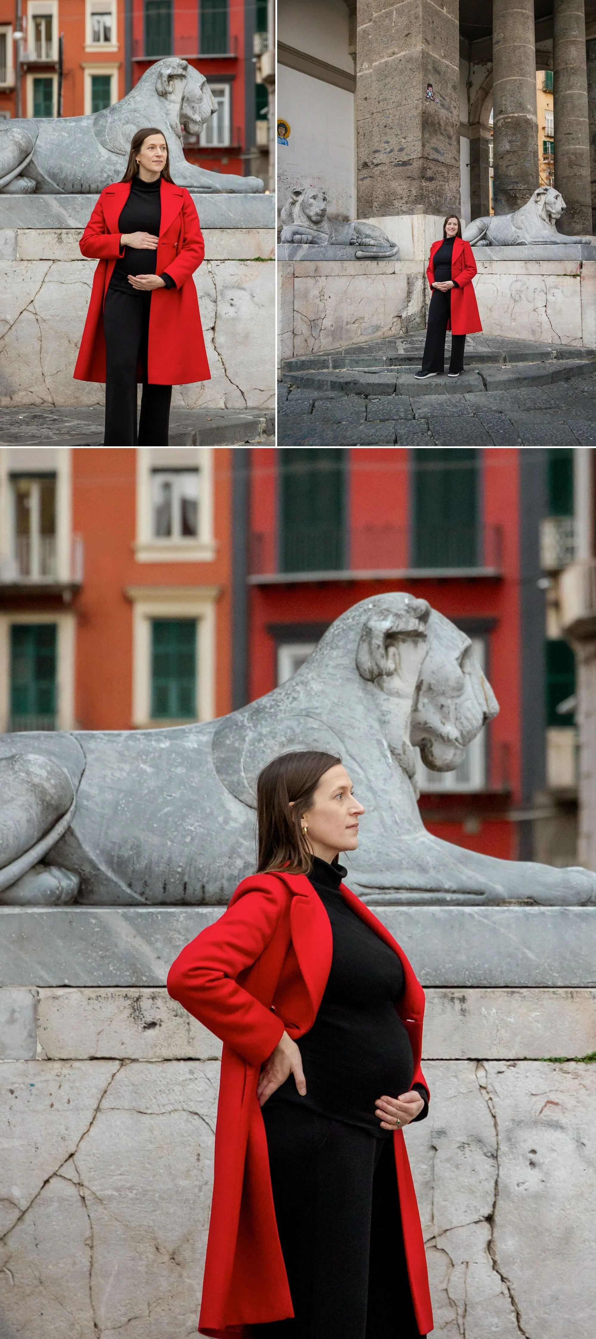 Maternity photos in Naples Italy
