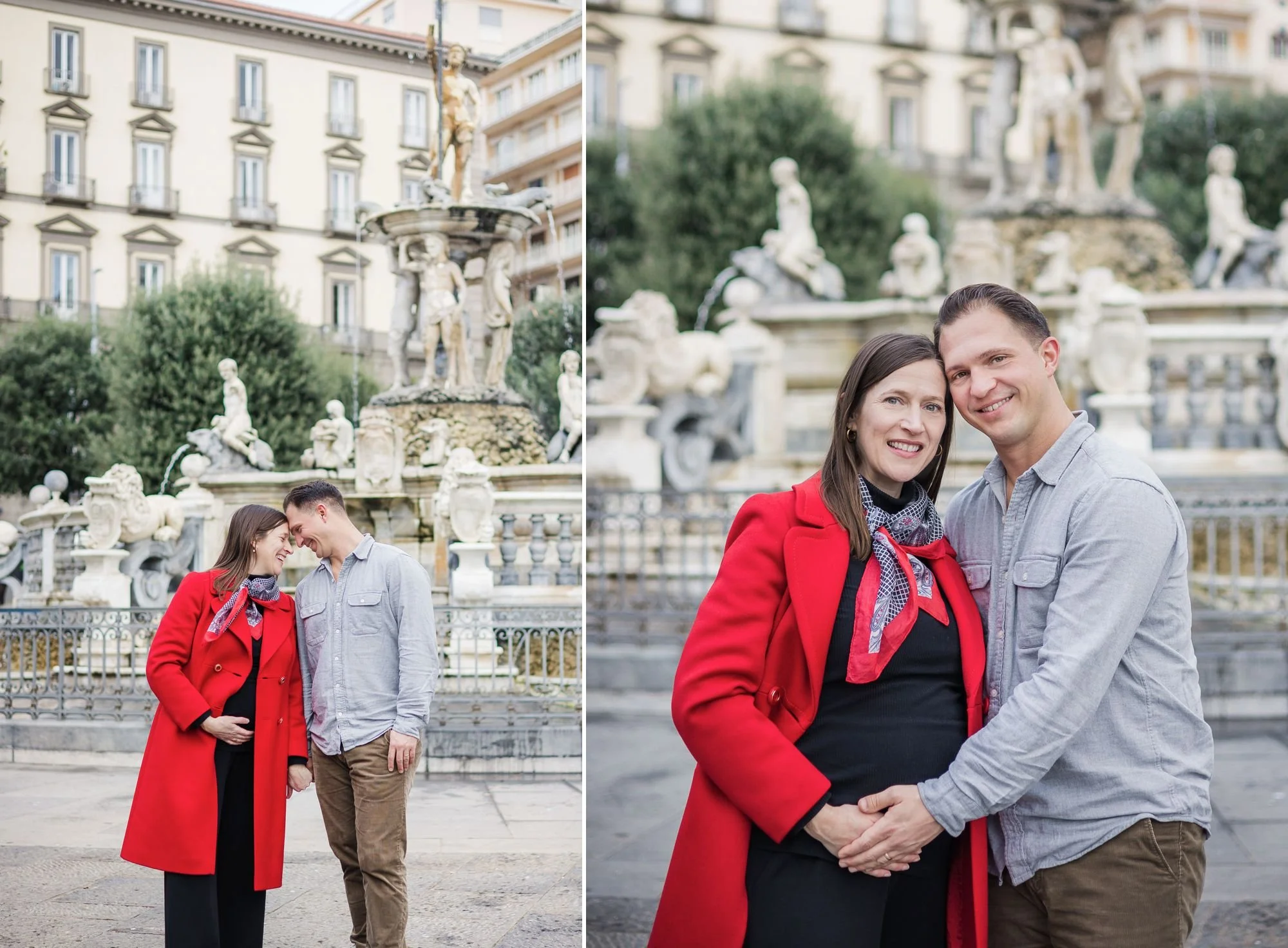 Maternity Photos in Naples Italy
