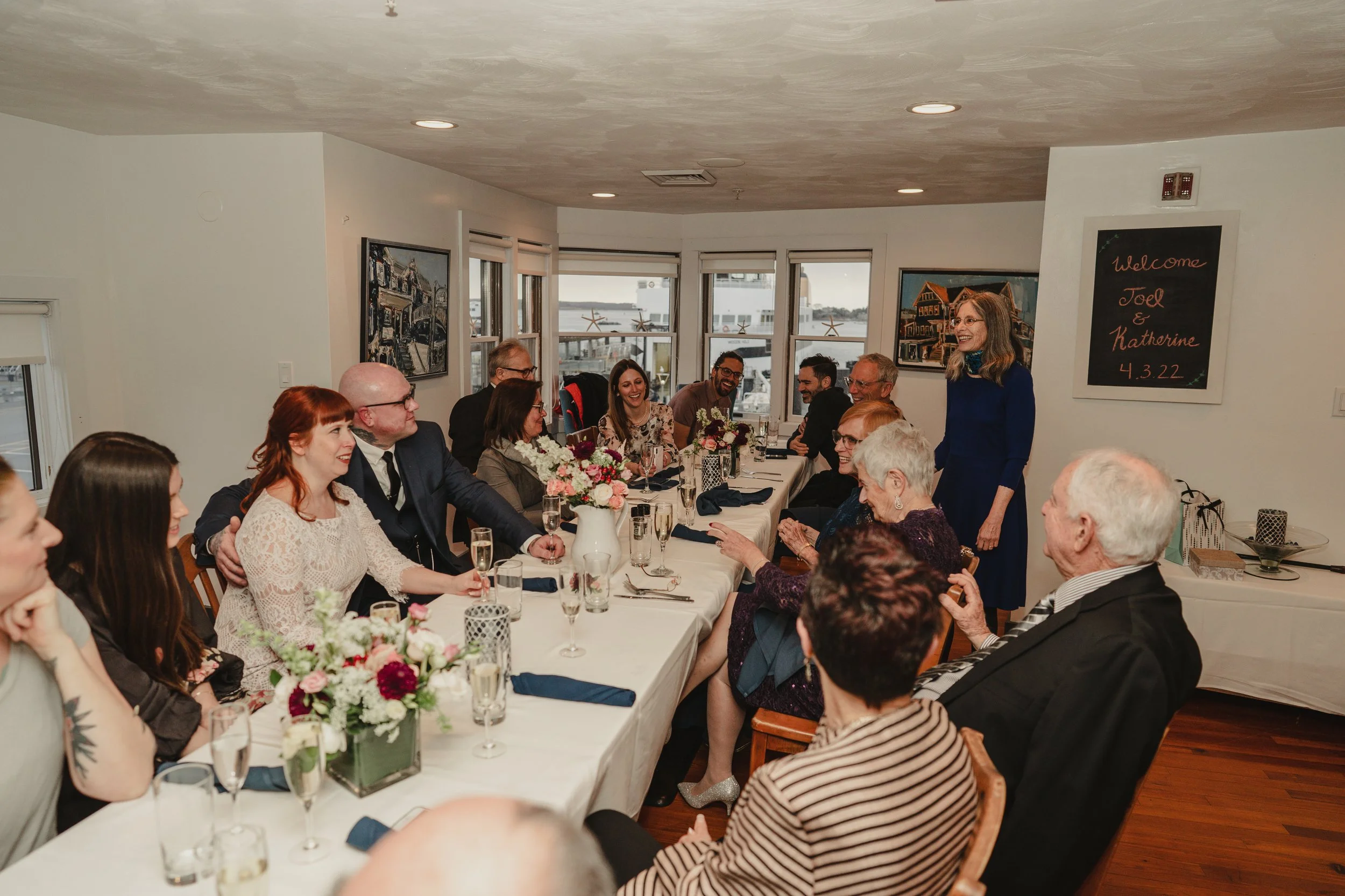 Katherine + Joel Quicks Hole Tavern Woods Hole, MA — J McSweeney