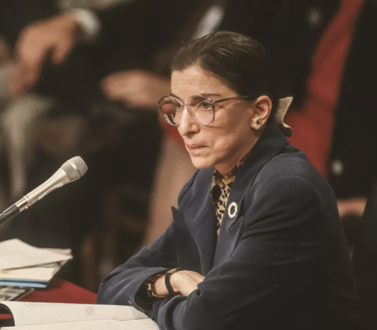 Ruth Bader Ginsburg seen in 1993 during Senate confirmation hearings for her Supreme Court seat.(Image: © Rob Crandall/Shutterstock.com)