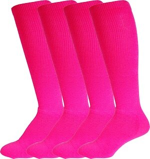 Youth Hot Pink Performance Socks - Package of 2 Pairs — The Pink Ribbon Shop