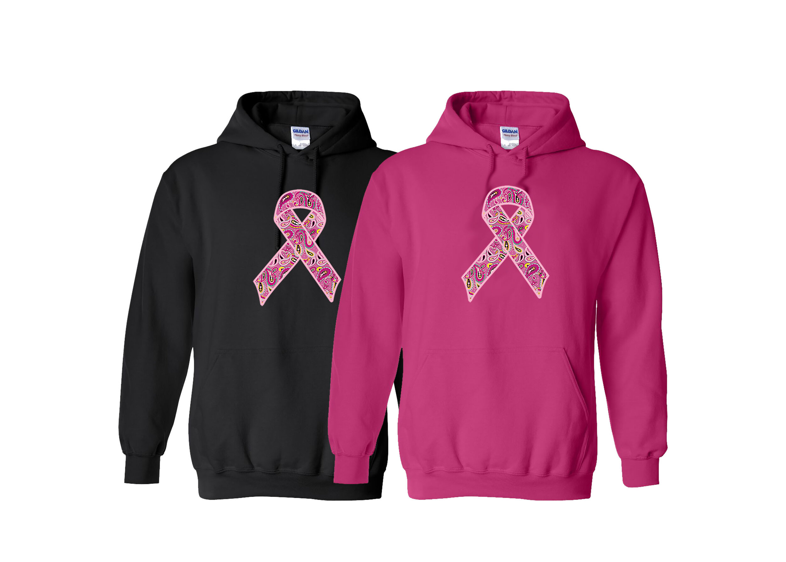  Breast Cancer Pink Ribbon Hoodies for Men Full Zip Up Sweater  Hooded Sweatshirt Tops Jackets Outwear S : Sports & Outdoors