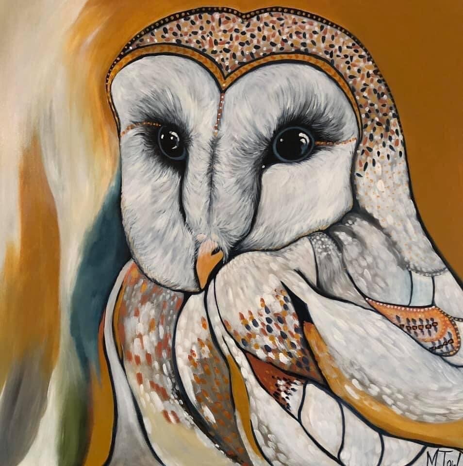 Venus -Acrylic on Canvas 2019 - 76cm x 76cm - $500 + postage