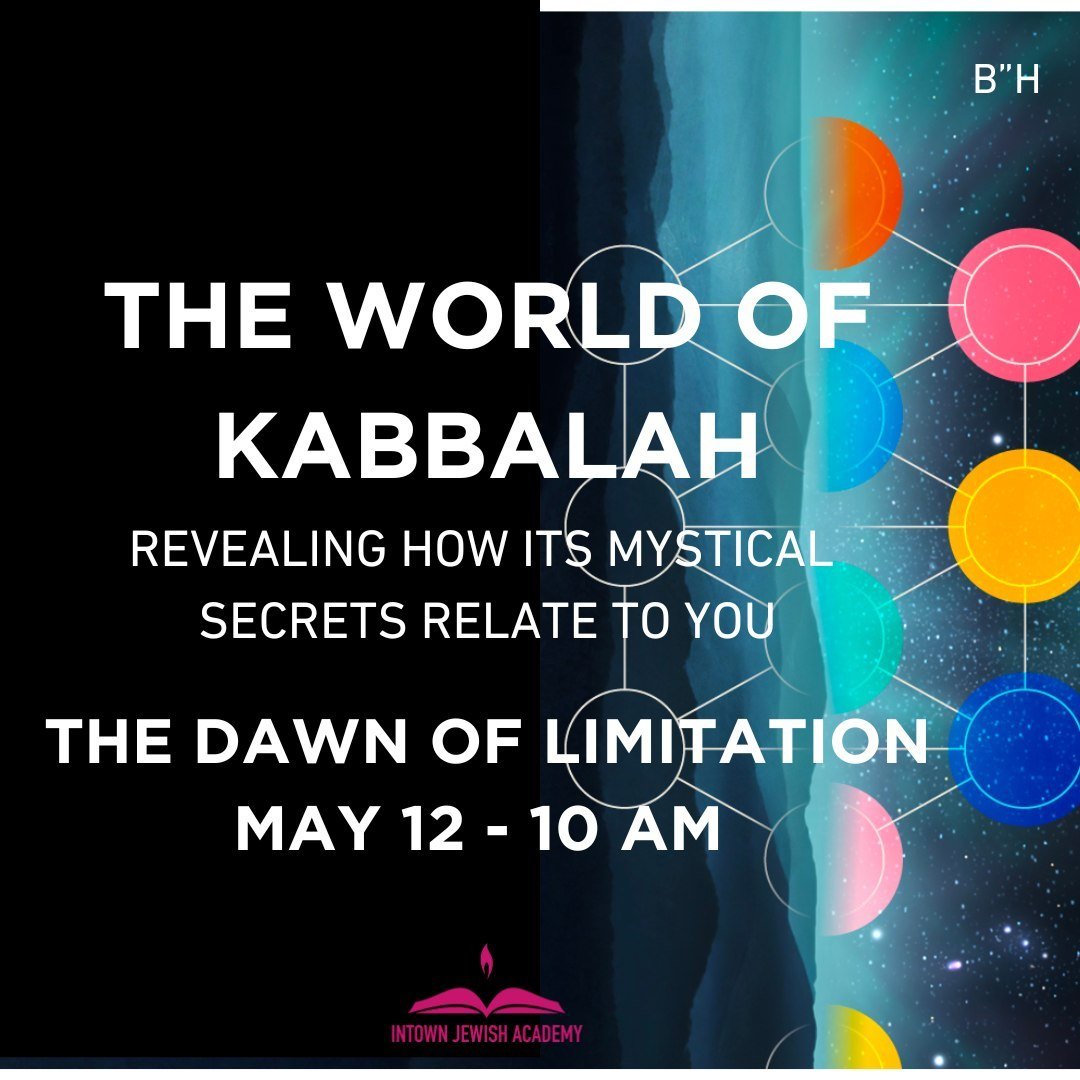 🌎 Join Rabbi Schusterman and the Intown Jewish Community for the second class in our new Kabbalah&amp;Coffee series, &quot;The World of Kabbalah!&quot;
ㅤ
📅  This Sunday at 9:30 AM in Jeff's Place
ㅤ
☀️ This lesson is called 'The Dawn of Limitation.'