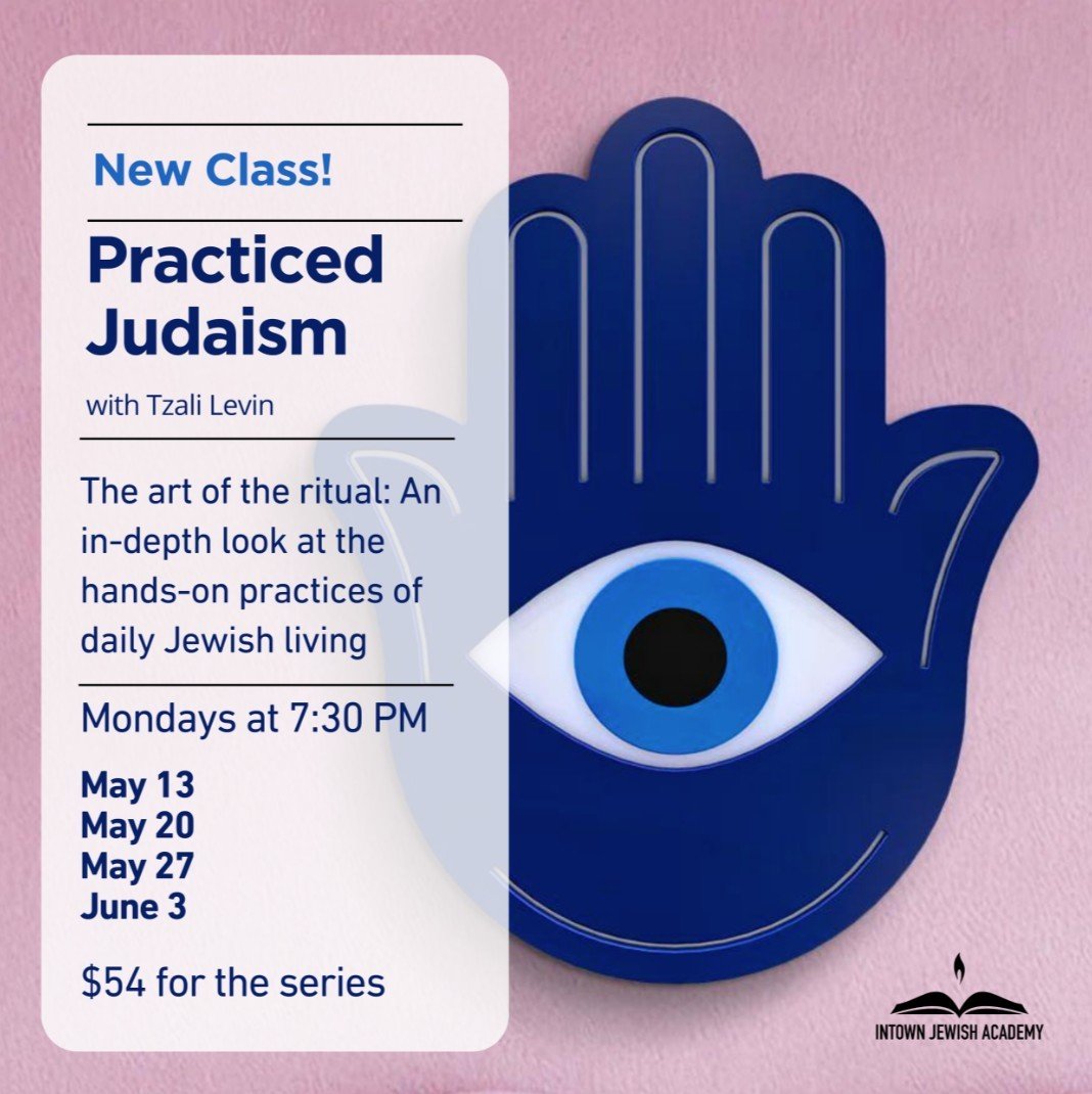 Spark your spiritual curiosity at Chabad Intown this week!
ㅤ
⭐Monday:
1)Gain a deep understanding of the rituals, customs, and traditions that shape daily Jewish life and the meaning behind them with 'The Art of the Ritual' at 7:30 pm, taught by Tzal