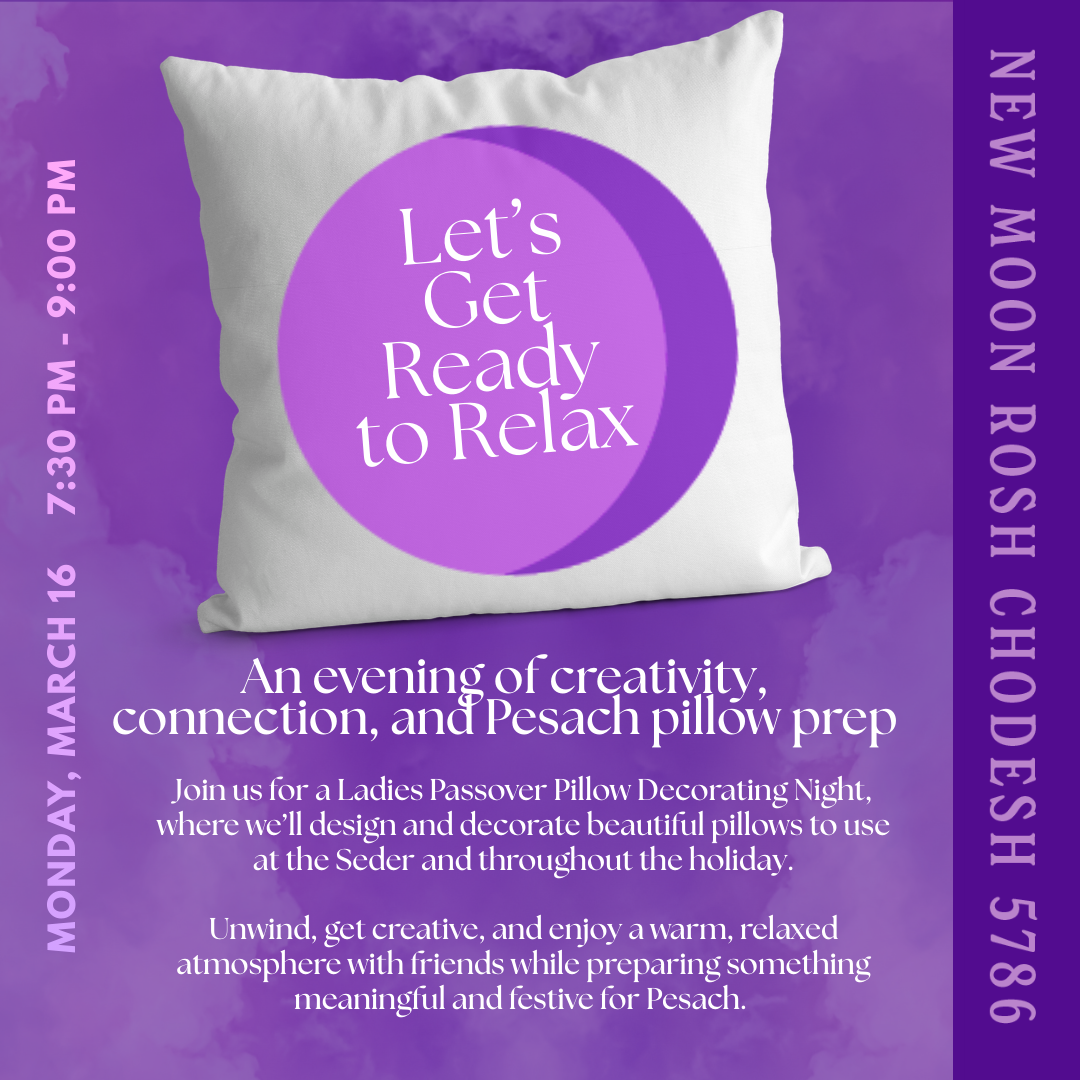 New Moon: Passover Pillow