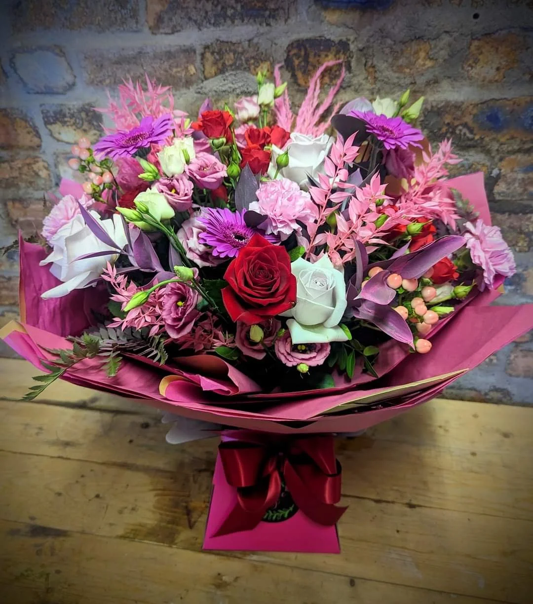 Valentines romantic flowers