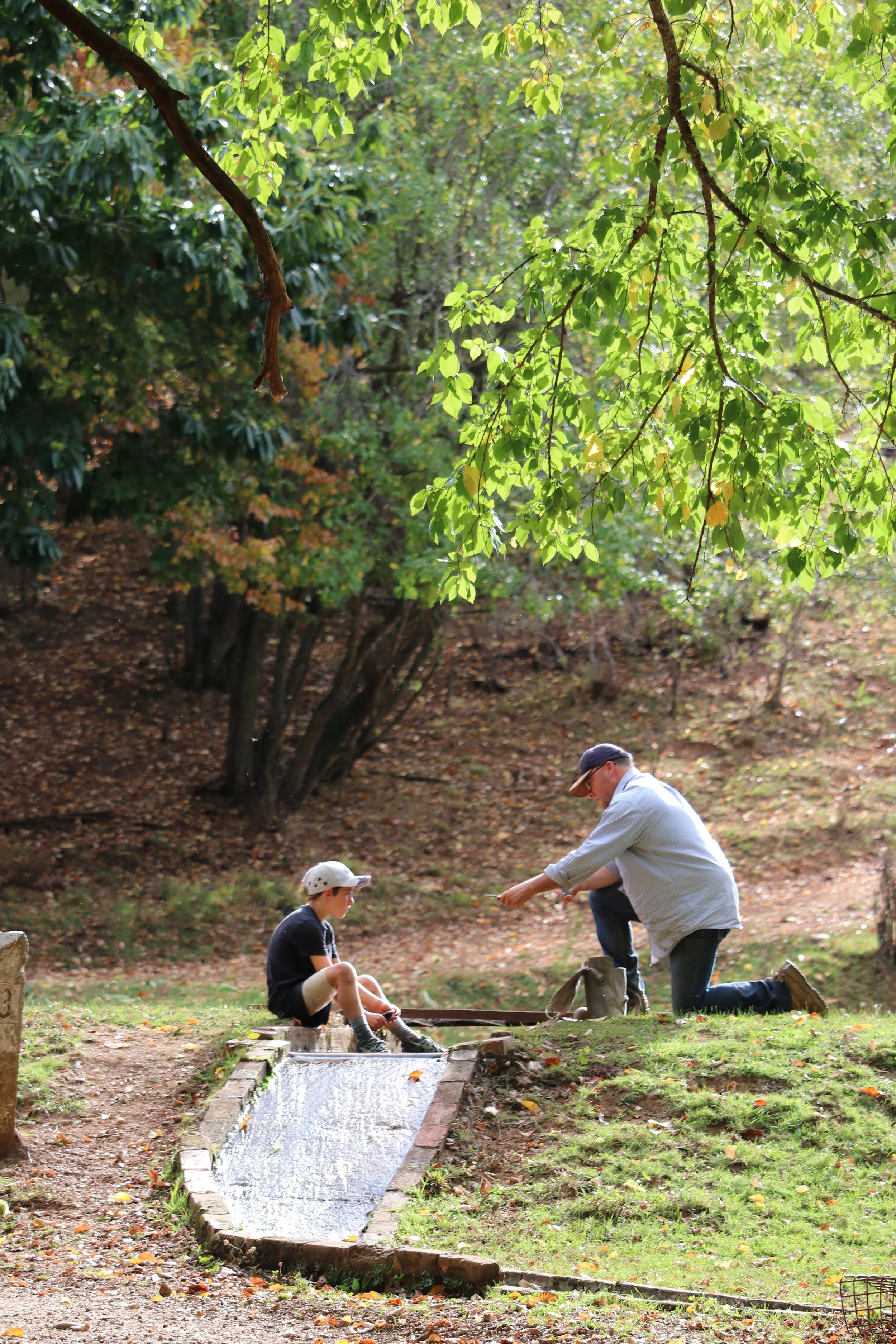 cleaning the fish.JPG