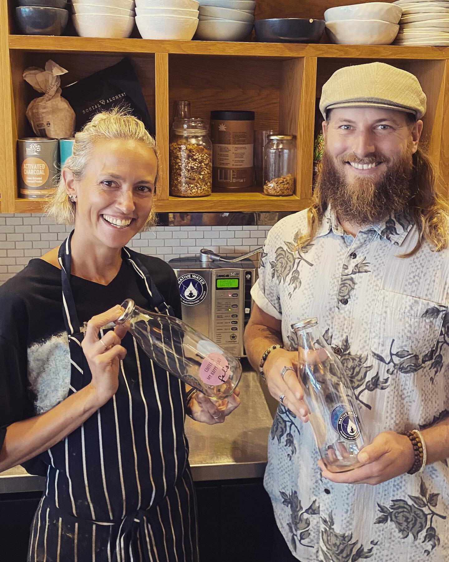 Fels Kitchen serve Kangen Water on tap!
@felskitchenbyron
💦
If you get a reusable bottle there you&rsquo;re welcome to refill it with magic water for free with meal purchases. If you have your own bottle (not plastic) ask Fel if you can fill it when