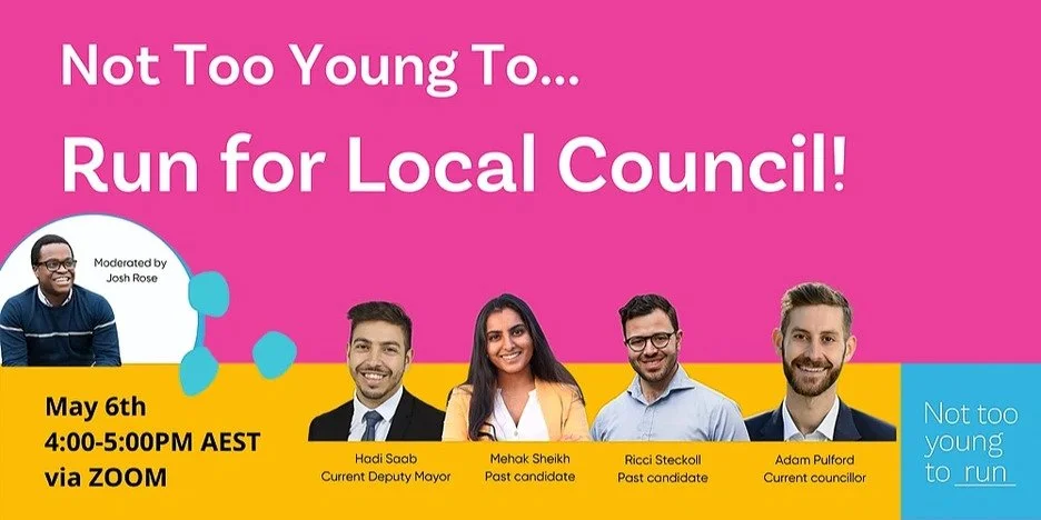 Not Too Young To Run for Local Council! NSW Edition!