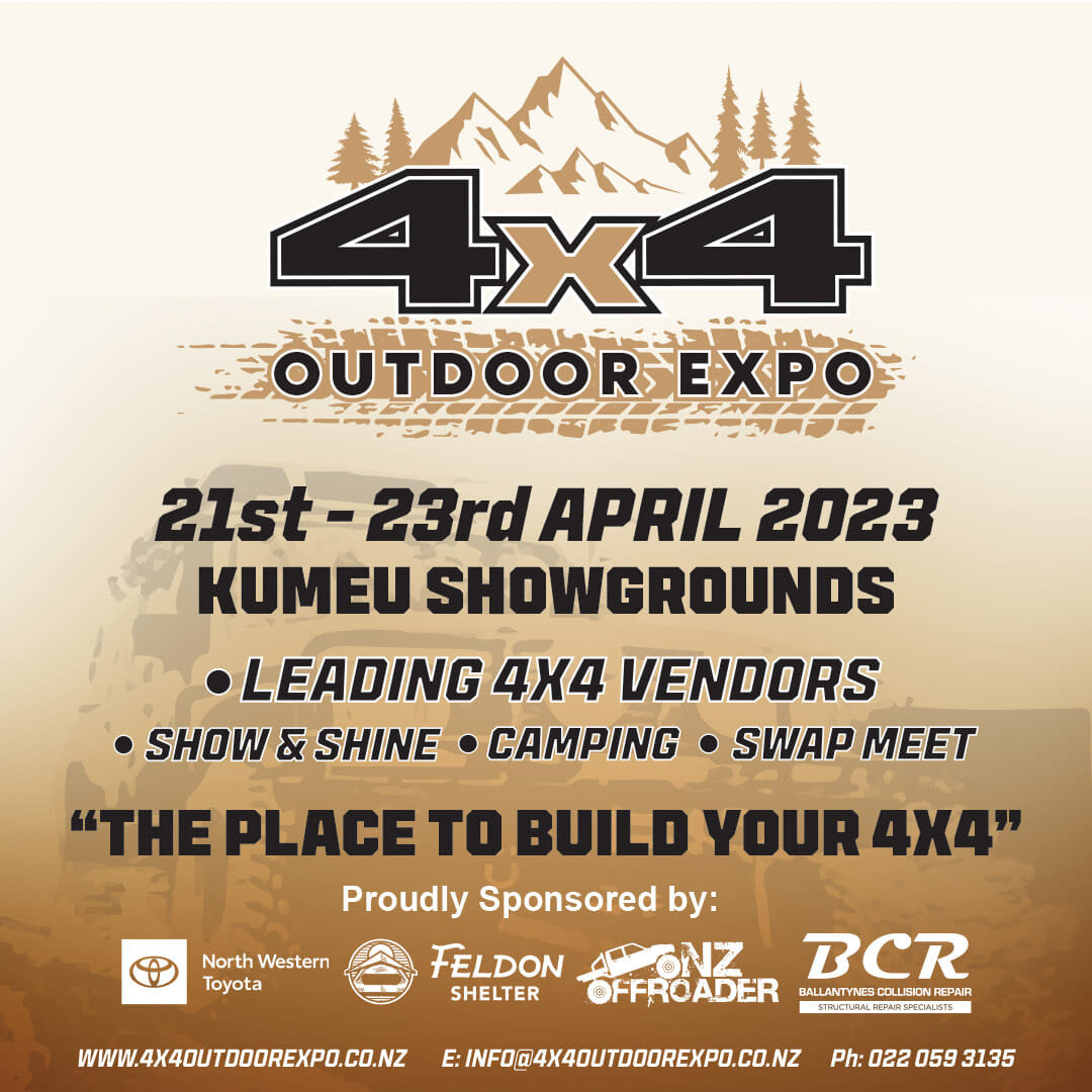 The @4x4outdoorexpo  at the Kumeu Showgrounds is this weekend!!

We'll be in lane 2/the camping lane!

Will we see you there?

If you haven't got your tickets yet grab them here: 
https://4x4outdoorexpo.co.nz/