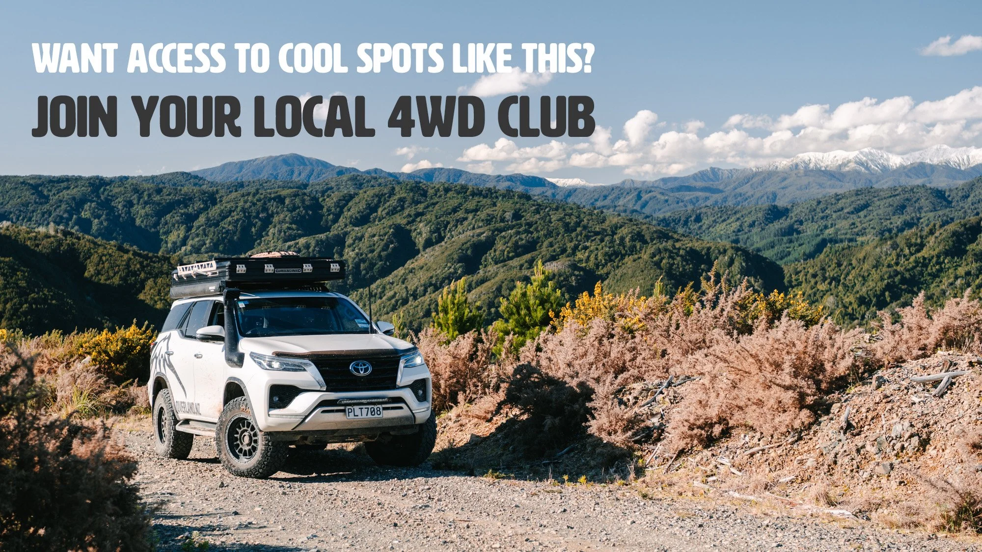 You should join a 4WD Club! Offroad in the Akatarawa Forest, just 30 minutes from town
