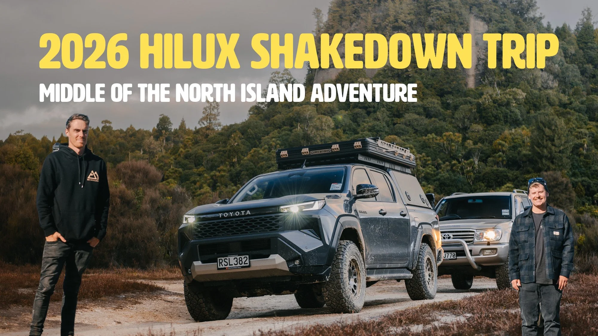 Hilux shakedown trip - Ruatiti, Pokaka Mill - Mint campsites, awesome views