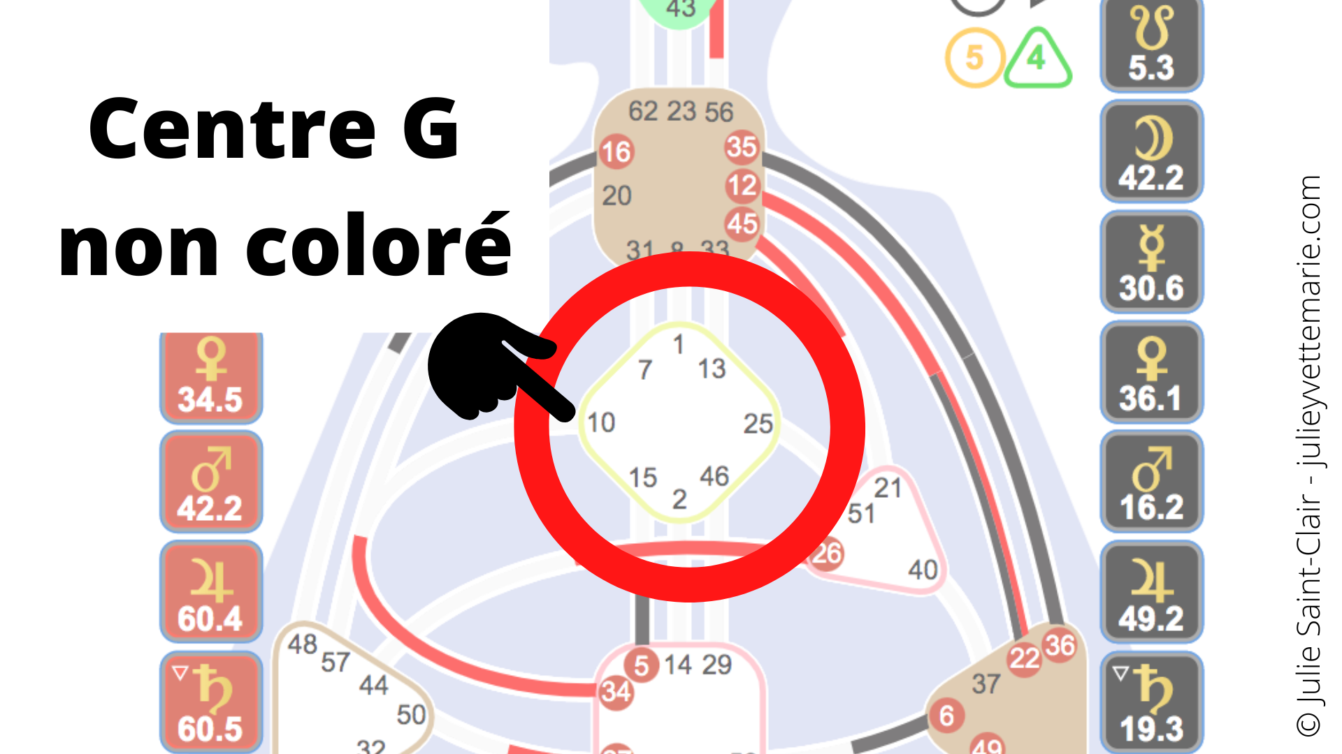 Le centre G en Human Design (design humain) — Julie - Human Design