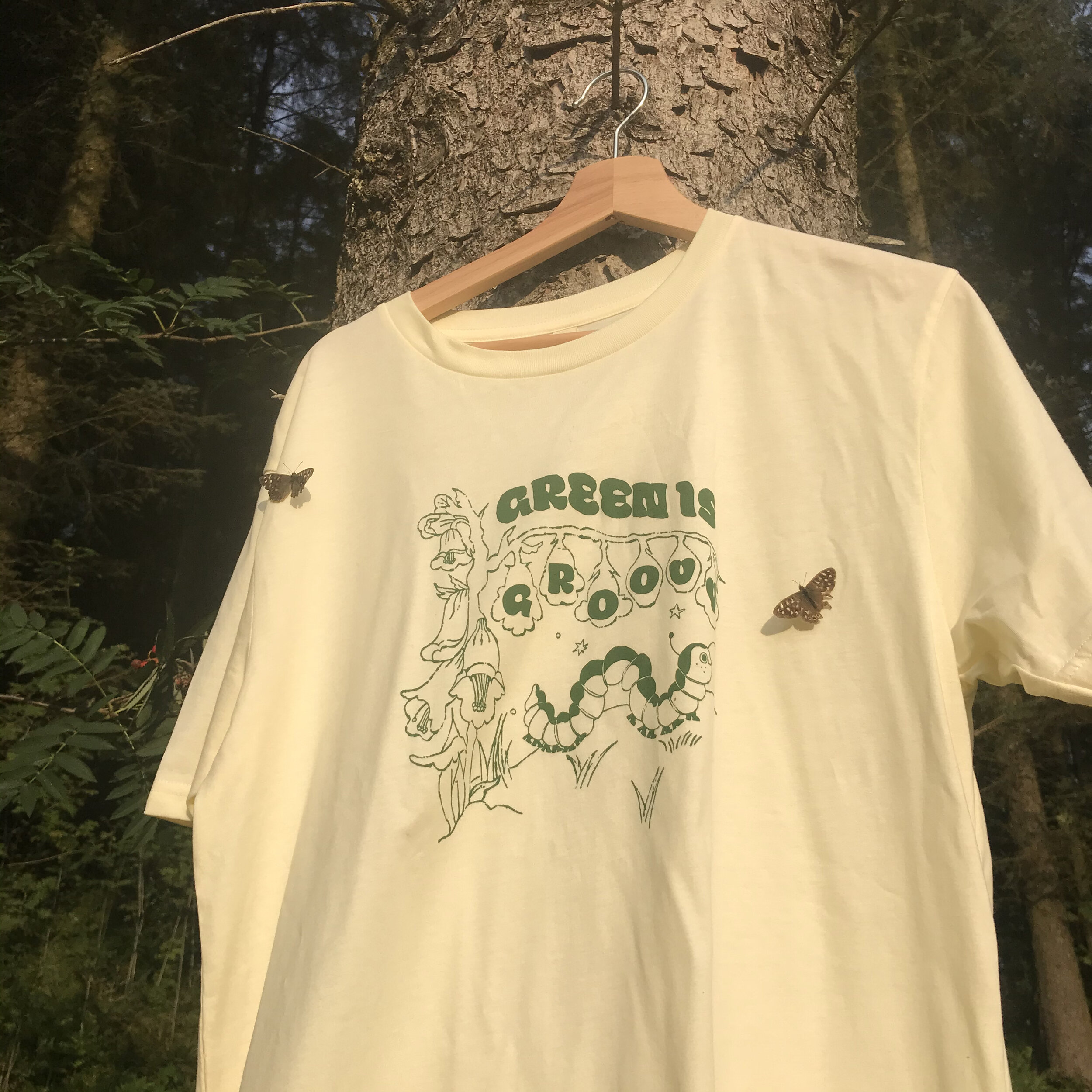 Green is Groovy T-shirt — Hannah-Michelle
