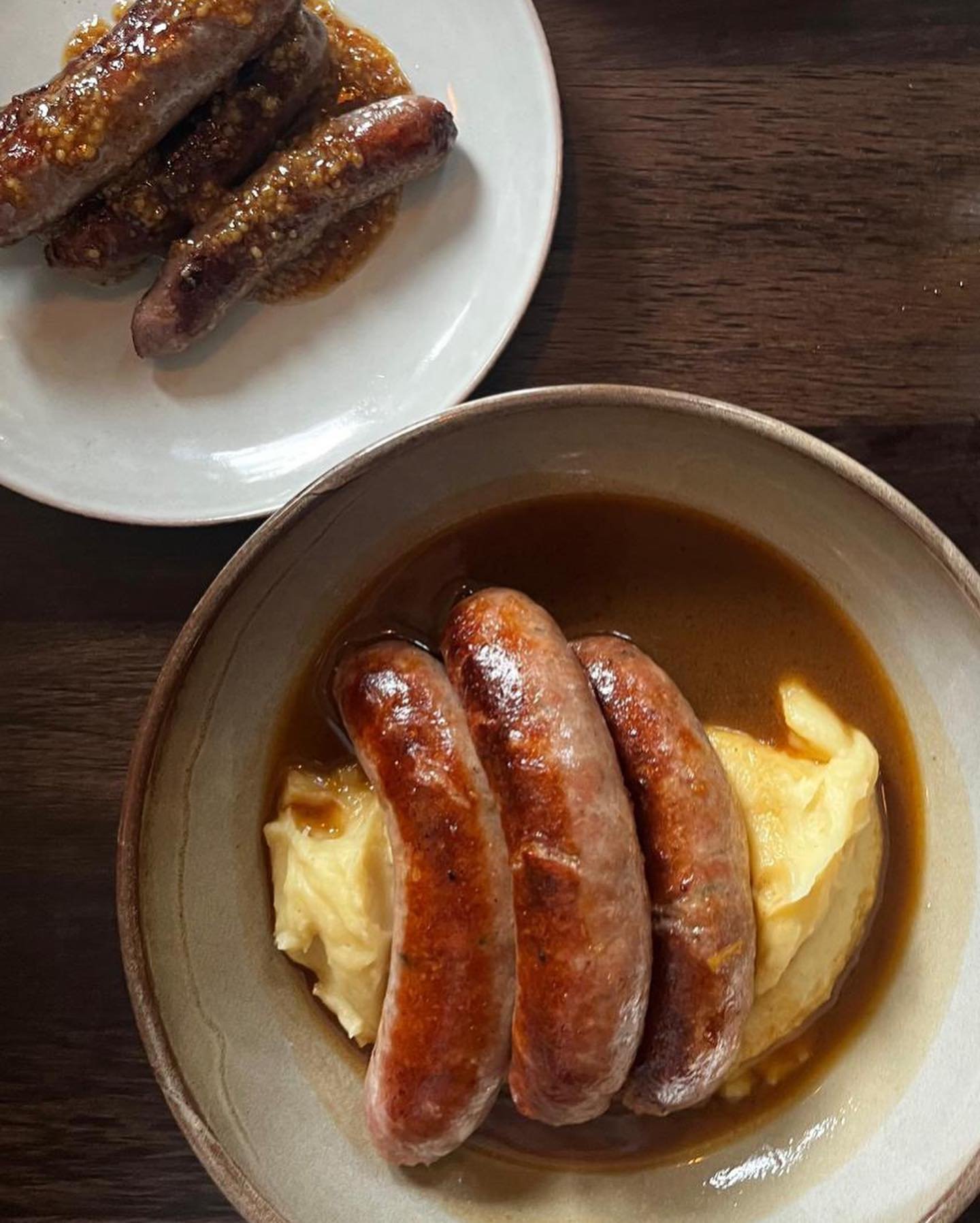 Very proud to have our sausages on the @passtime.ldn menu. Head down to the @thecolonelfawcett for 30% off food and drinks this week only - you will not be disappointed!