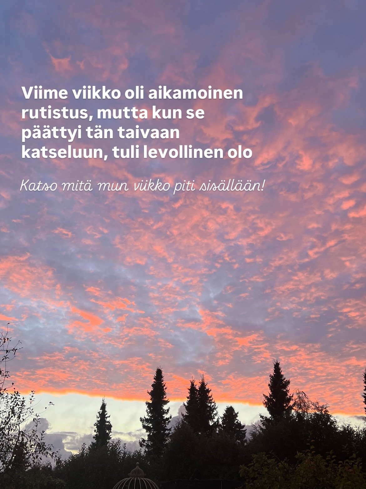 En ehkä ihan vielä edes tiedä mitä kaikkea on tuloillaan tän muutoksen myötä, mutta sen tiedän, että tää paikka tuntuu just oikealta ja omalta 💗
Superylpeä siitä mitä saatiin vai