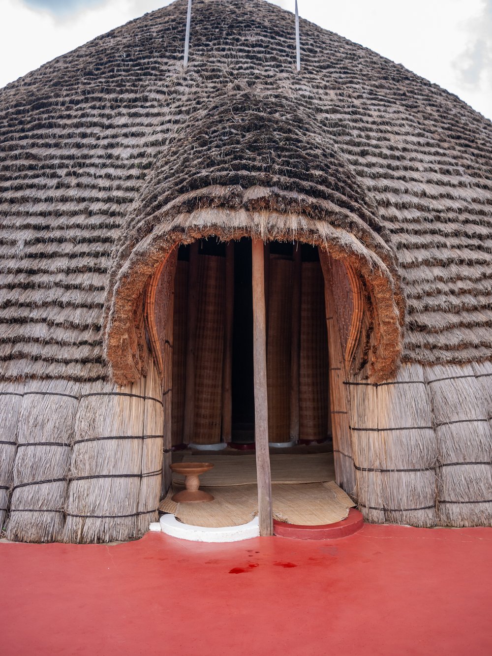 A traditional royal hut in Rwanda