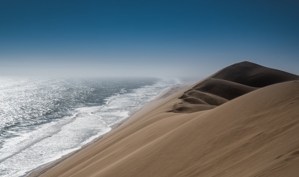 Skeleton coast in Namibia