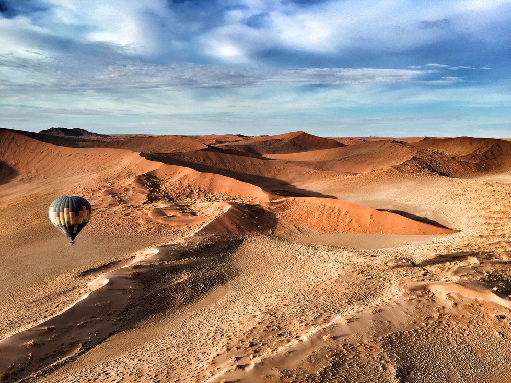 Namib Sky hot air balloon safari, Sossusvlei, Namibia