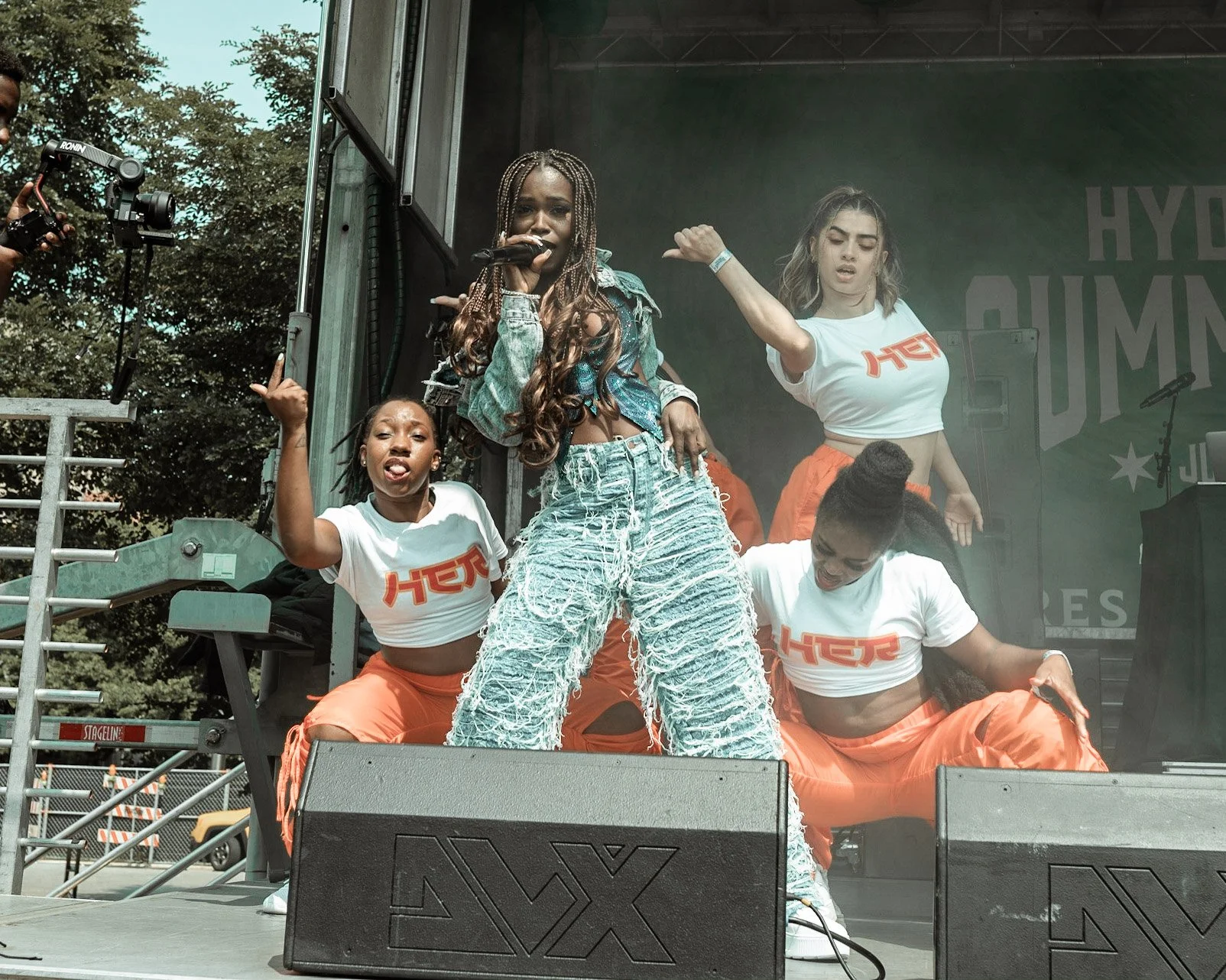 Queen Drie performs Trap Cinderella at Hyde Park Summer Fest in Chicago