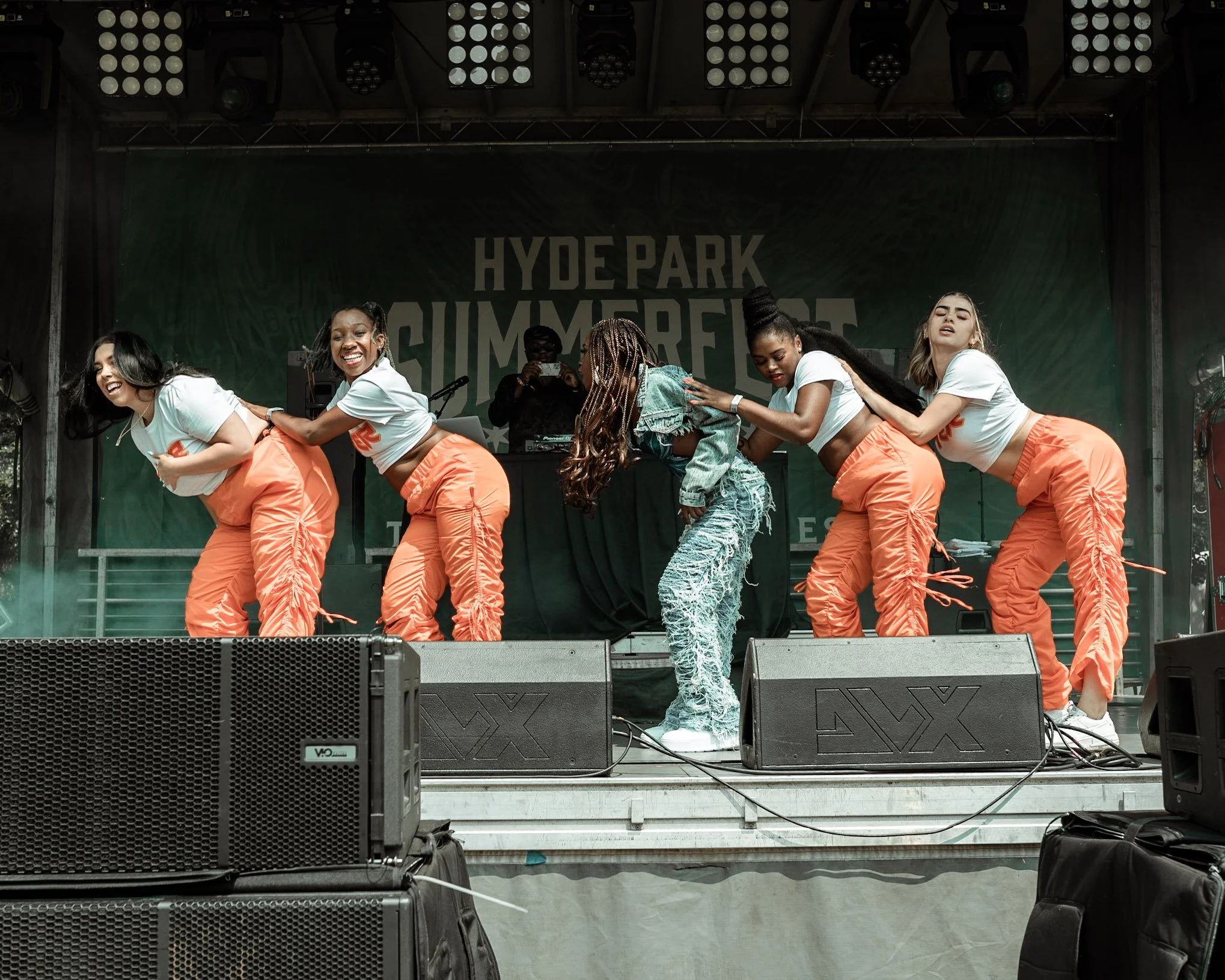 Queen Drie dancing at Hyde Park Summer Fest in Chicago