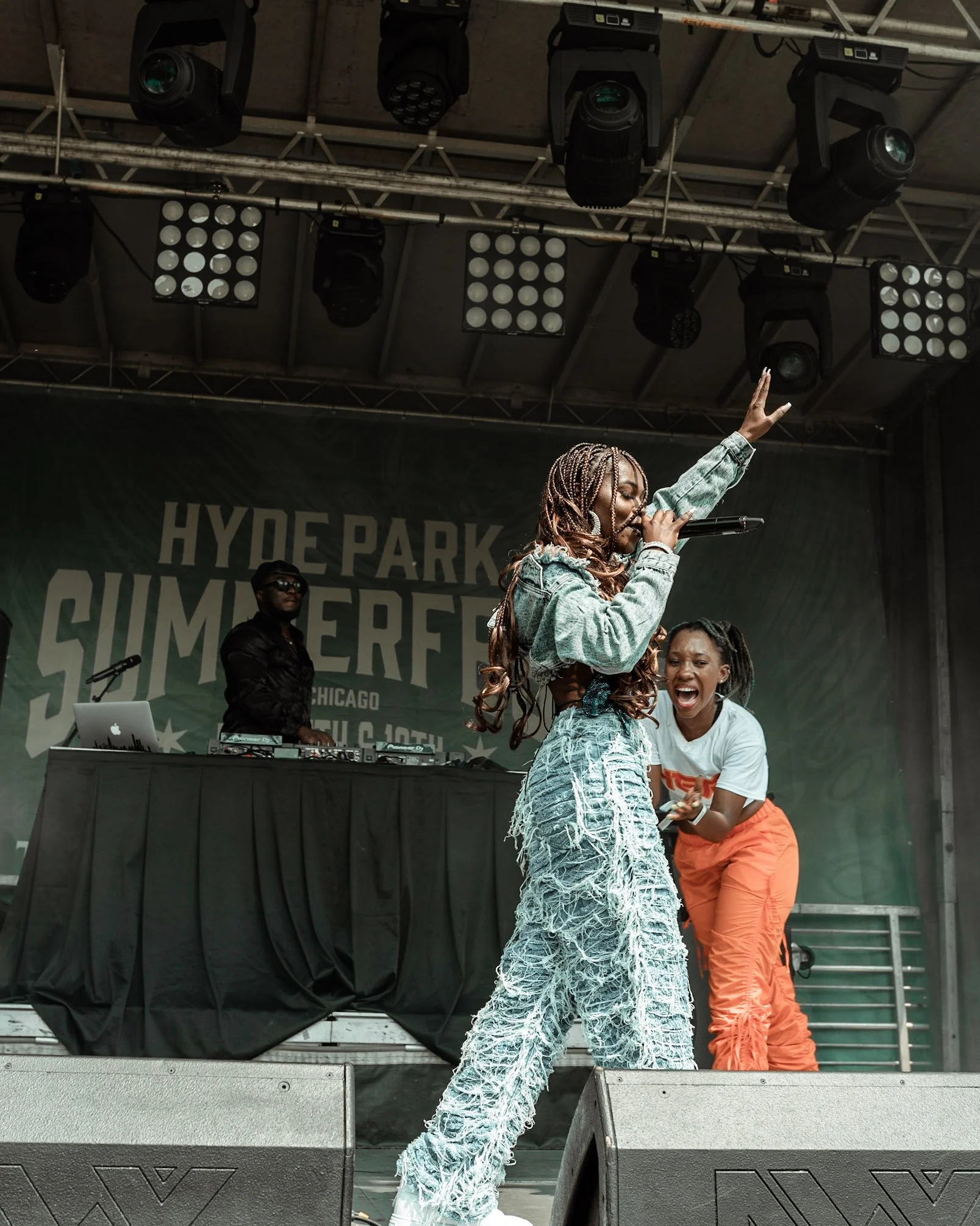 Queen Drie performs One in a Milli at Hyde Park Summer Fest in Chicago