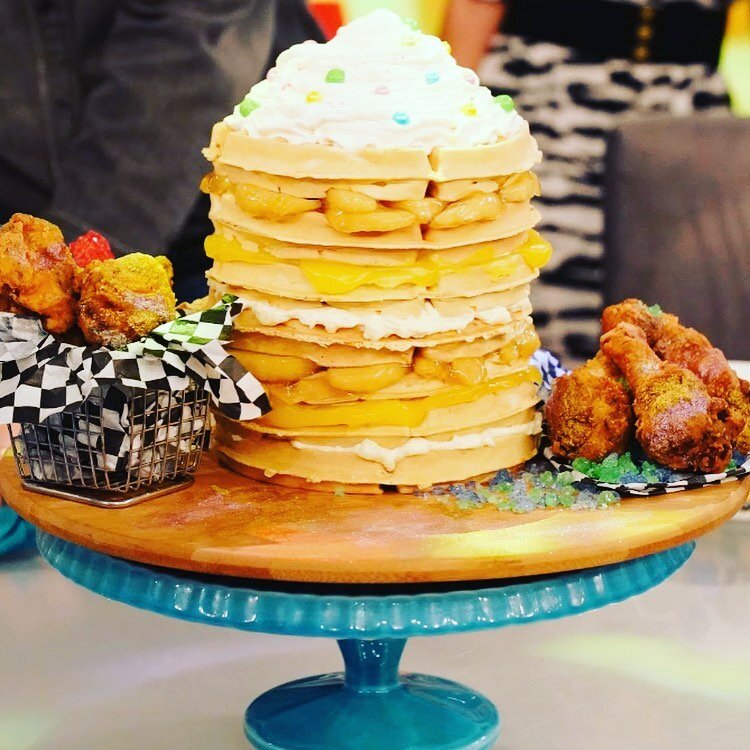 The Original....
&ldquo;Cinnamon Apple Waffle Bday Cake&rdquo; ...... (Swipe Left)

As seen on &ldquo;The View&rdquo; for Whoopi&rsquo;s Birthday. Come celebrate your next bday with us and have your very own Montclair Diner &ldquo;WAFFLE BDAY CAKE&rd