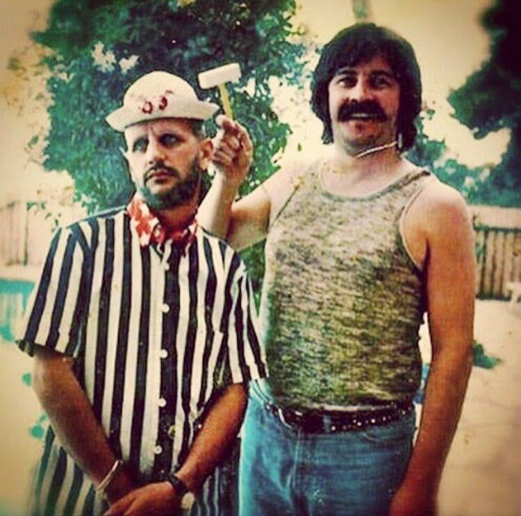 Ringo Starr with John Bonham