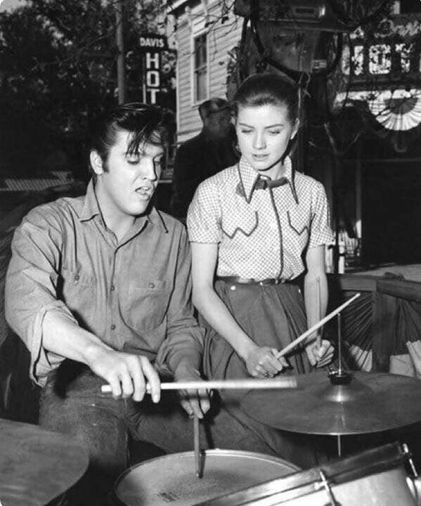Elvis with Dolores Hart