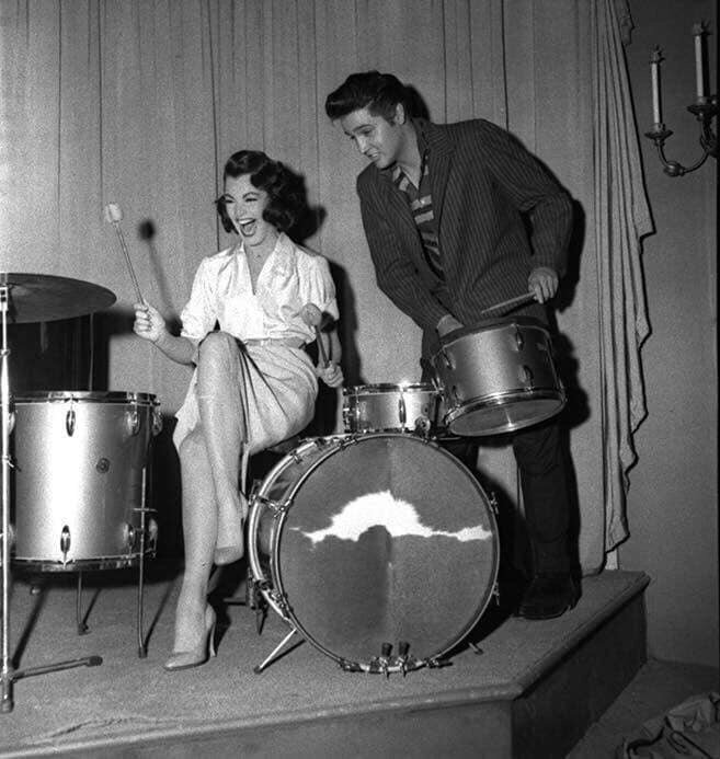 Elvis with Judy Tyler