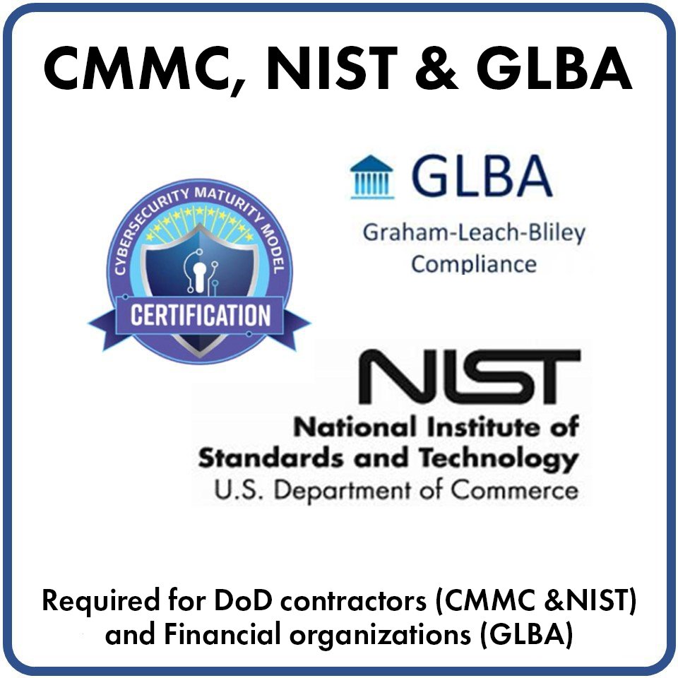 CMMC, NIST & GLBA