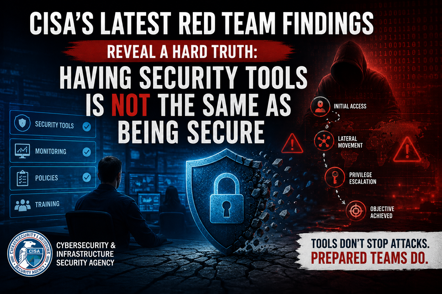 CISA’s Latest Red Team Findings Reveal a Hard Truth: Having Security Tools Is Not the Same as Being Secure
