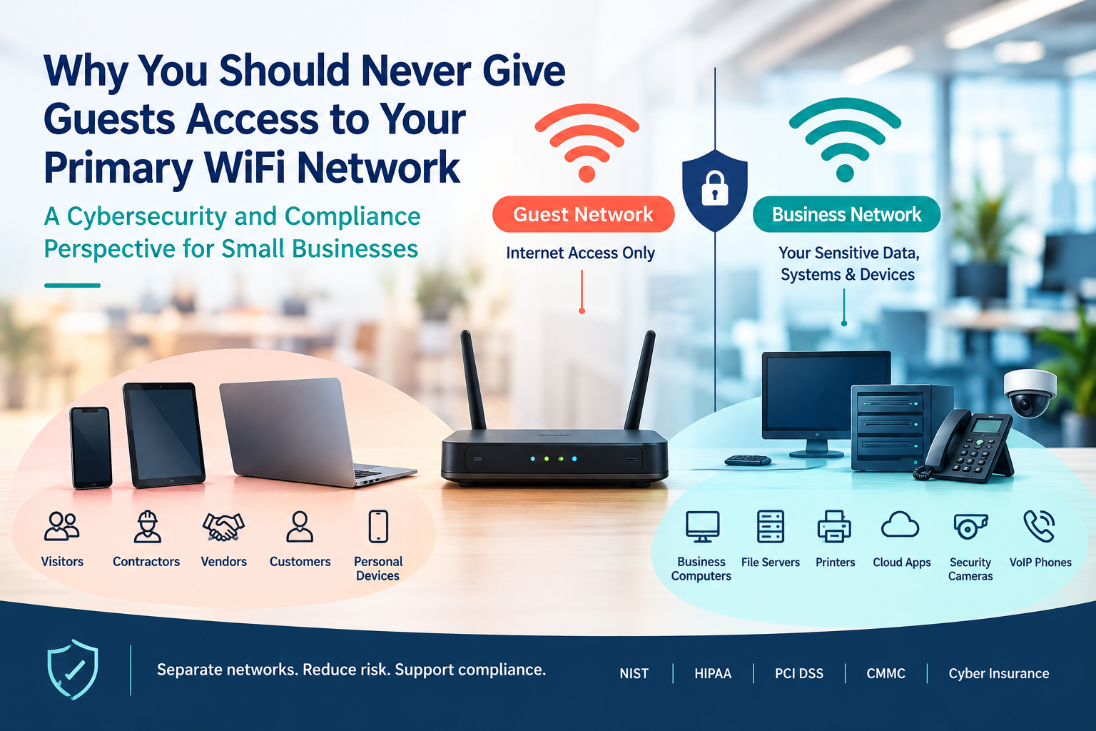 Why You Should Never Give Guests Access to Your Primary WiFi Network