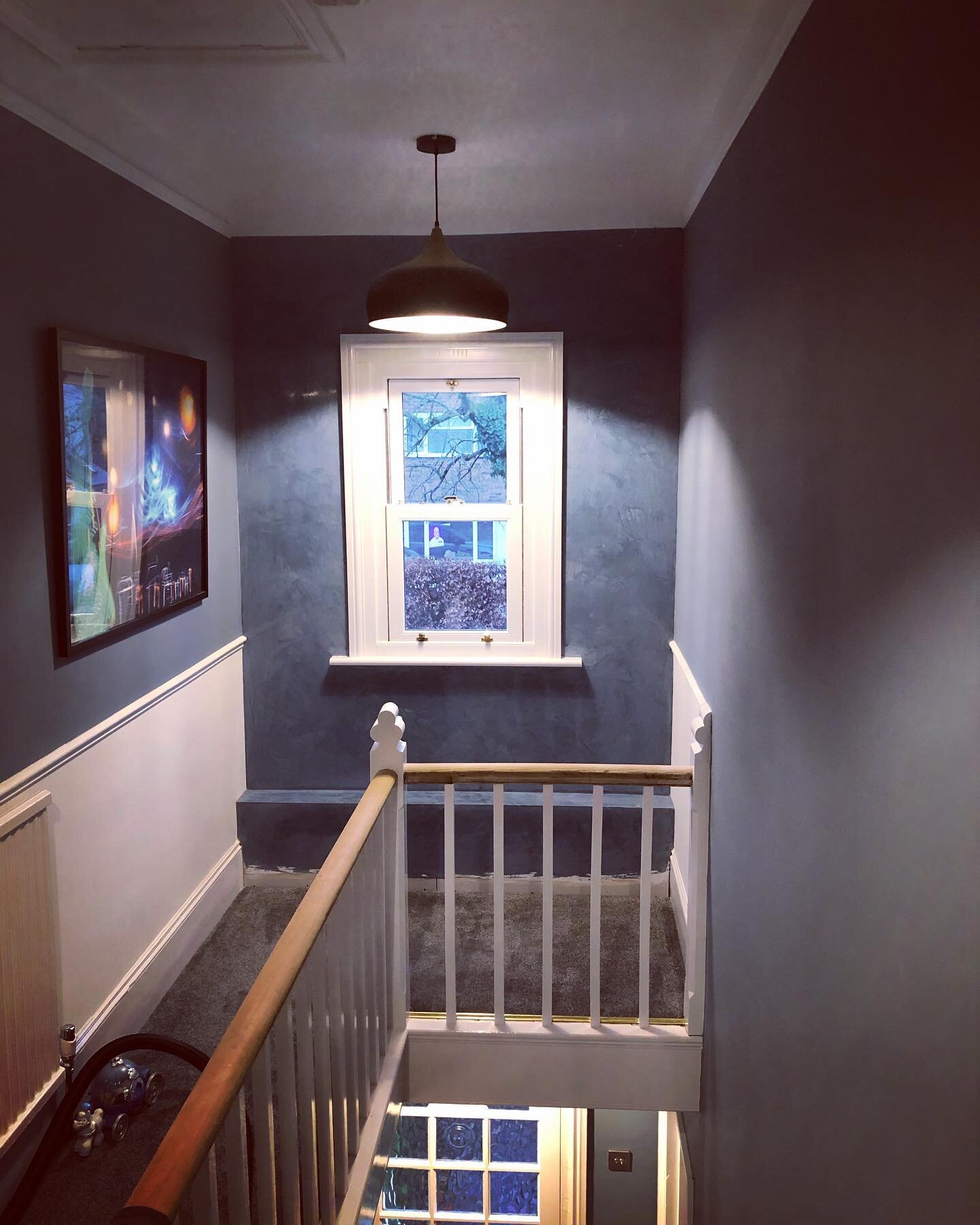 Transforming a dead space into something special. Big thanks to @decor_effects for a quality prompt service as normal #gsk_venetian_plastering #venetianplastering #oikos #hampshire #liss
