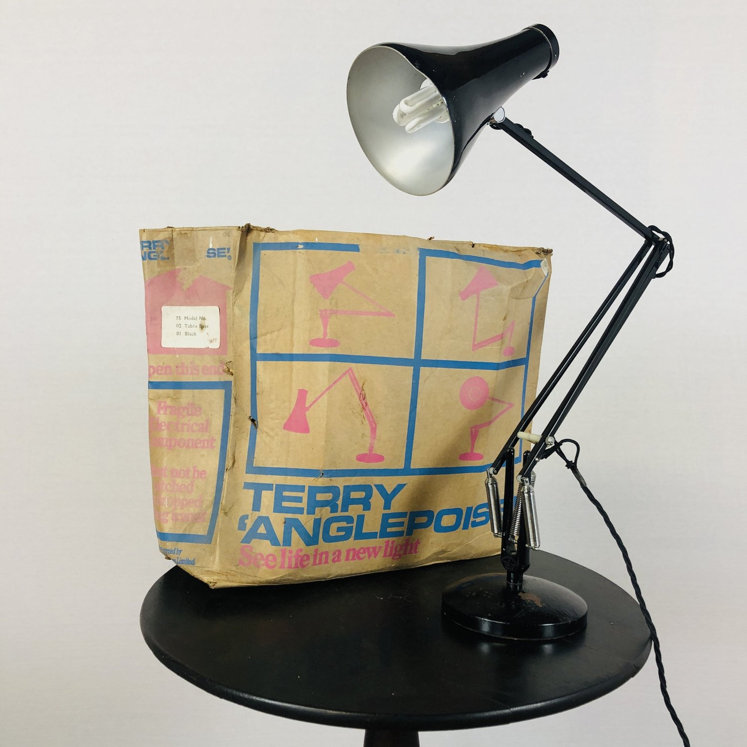 Vintage Herbert Terry Model 75 Anglepoise Desk Lamp, c1960s