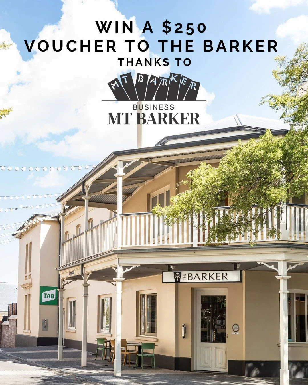 WIN a $250 voucher to The Barker! 🎉

To celebrate @thebarkerhotel turning 180, we&rsquo;re giving one lucky local a $250 voucher to enjoy lunch or dinner! 🍽️

To be in the running:
👉 Tag a friend (or a few!) you&rsquo;d invite to The Barker
👉 Mak